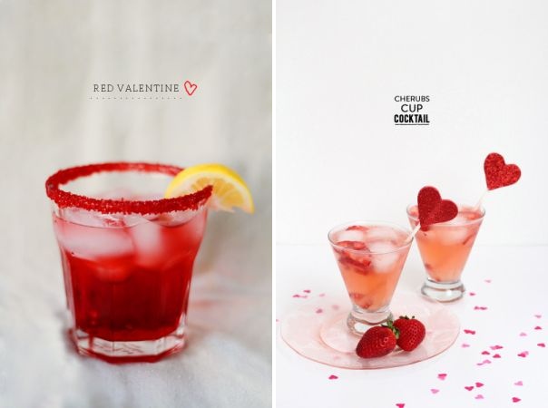 Valentines Cocktails & Mocktails