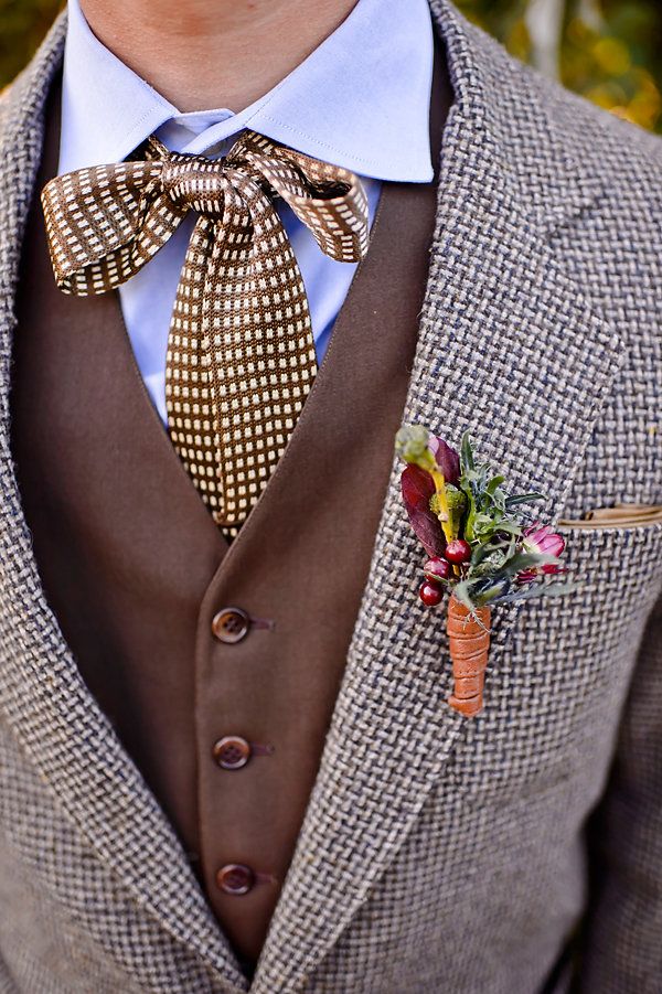 Fall Groom - Boutonniere