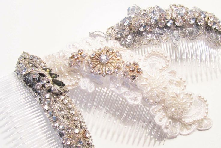 Bridal Hair Combs by Cloe Noel Designs Bridal Accessories