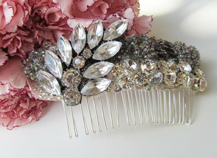 Crystal Bridal Hair Comb from Cloe Noel Designs
