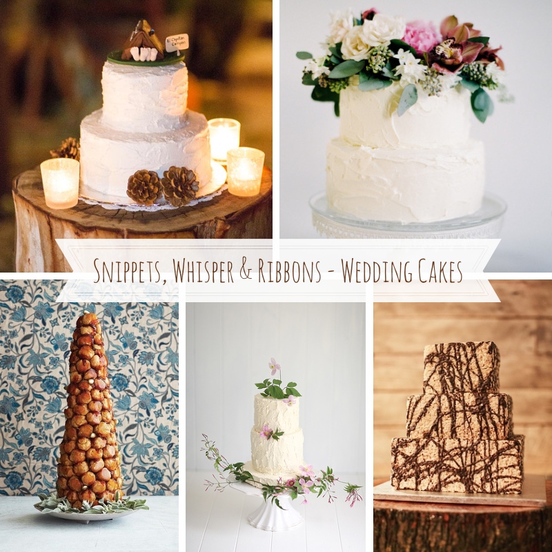 Snippets, Whispers & Ribbons - Wedding Cakes