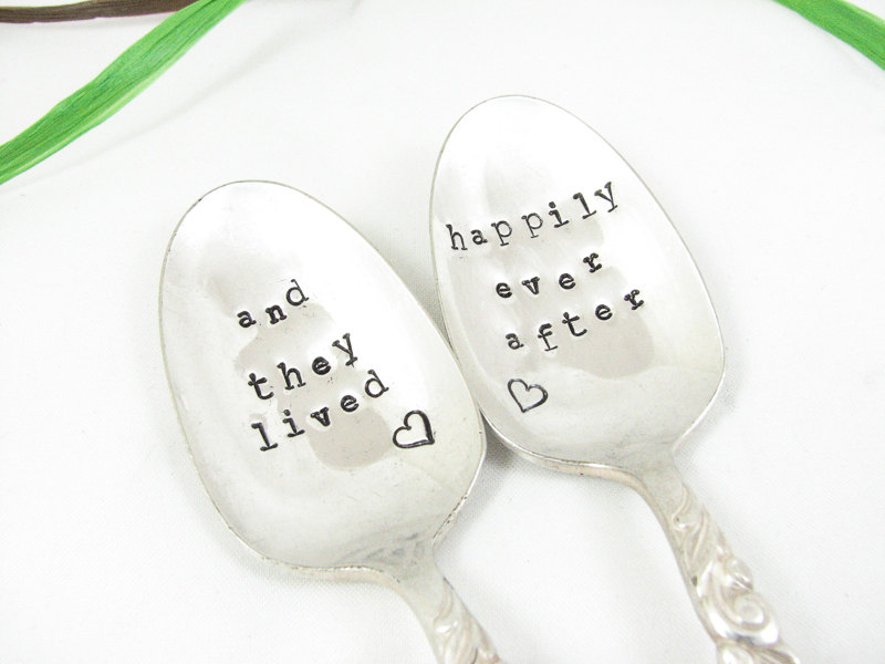 And they lived happily ever after teaspoons