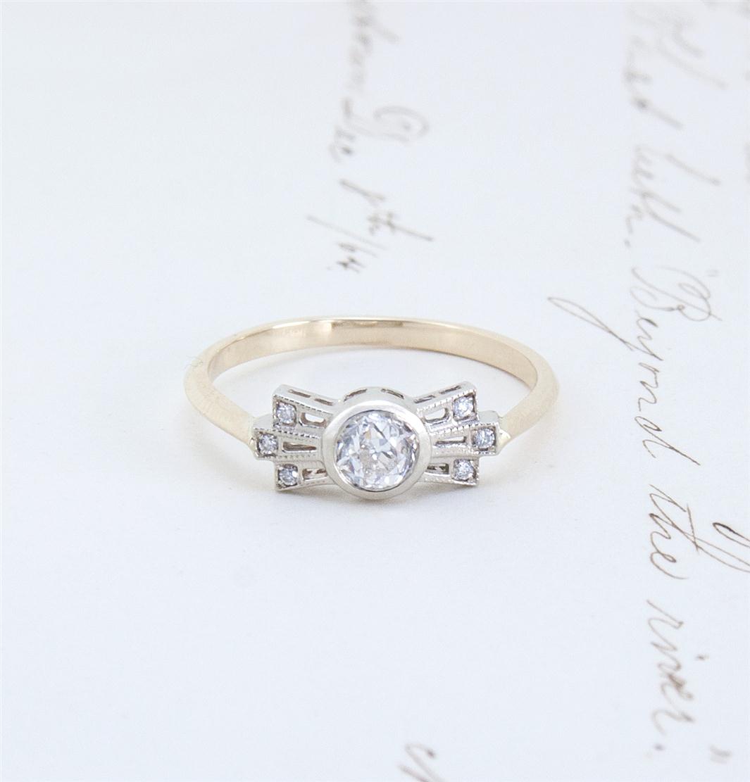 Erica Weiner's 1909 Deco Bow Ring