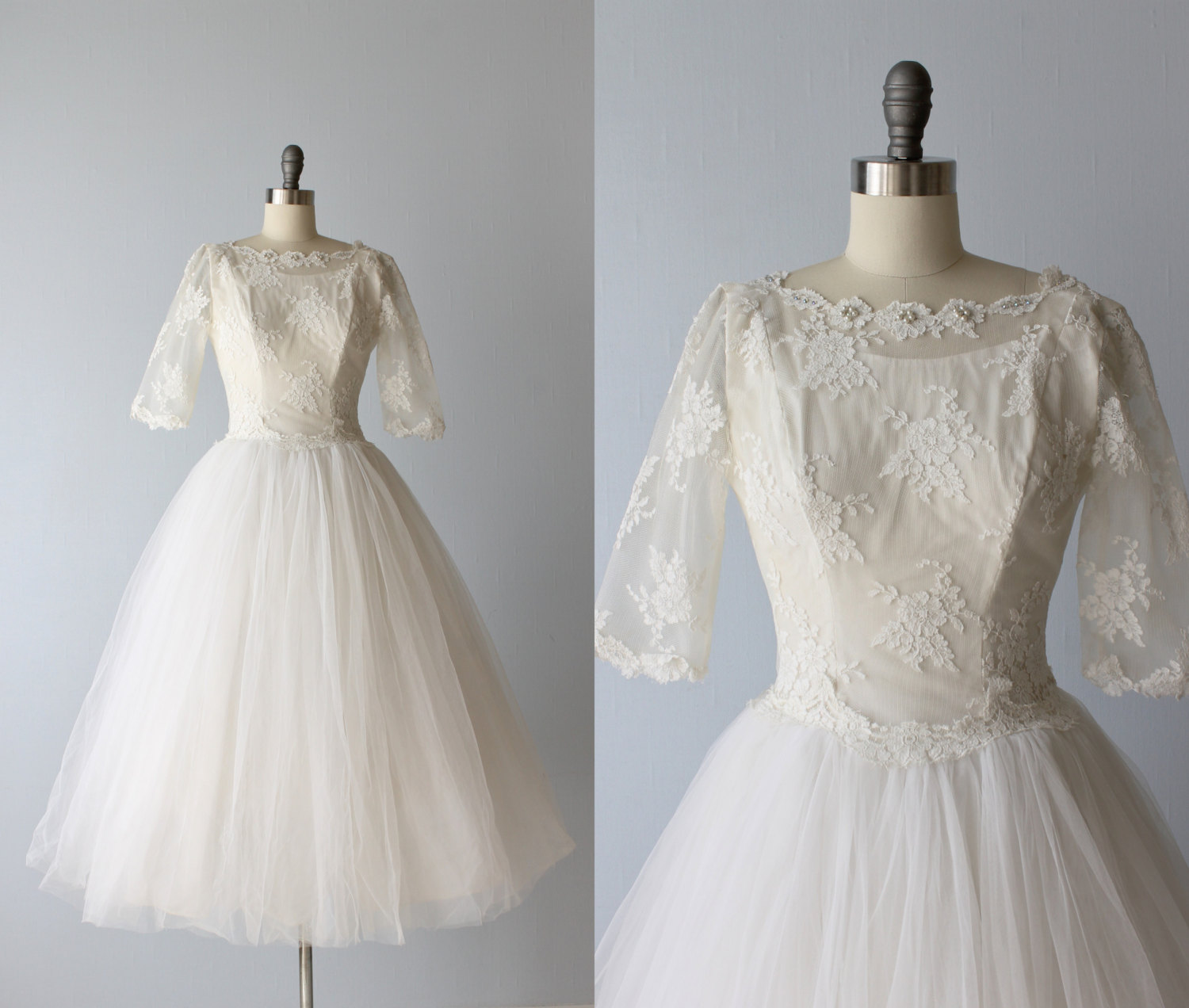 1950s Vintage Wedding Dress from The Vintage Mistress