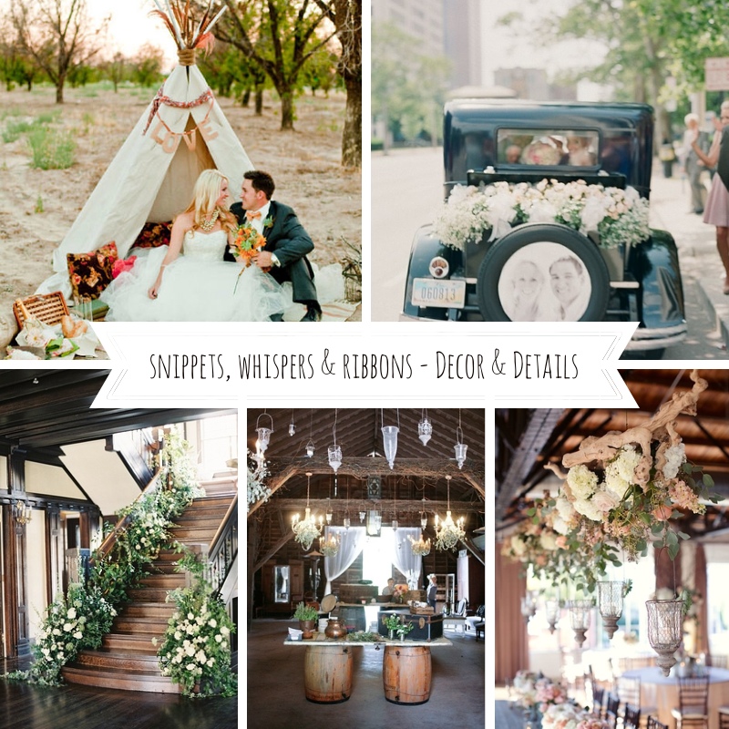 Snippets, Whispers & Ribbons - Decor & Details