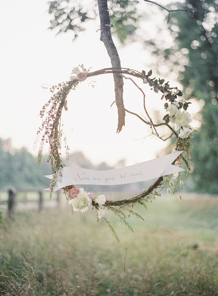 Wedding Wreath Sign