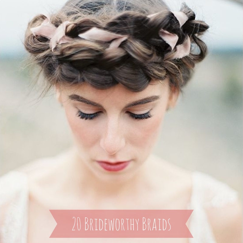 20 Beautiful Bridal Braids