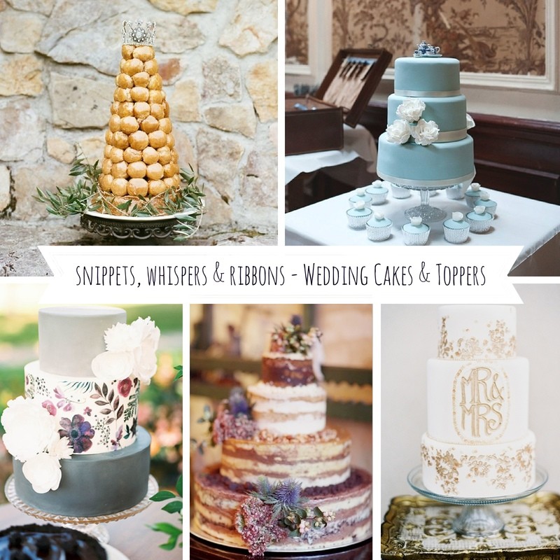 Snippets, Whispers & Ribbons - Wedding Cakes and Toppers