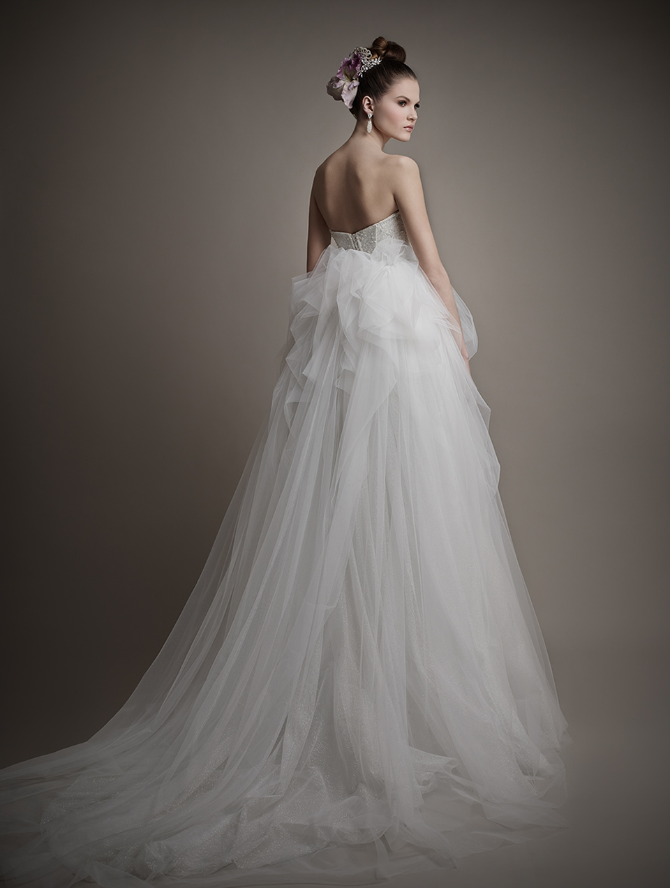Tulle Skirted Wedding Dress Laura Teresa from Ersa Atelier's 2015 Collection