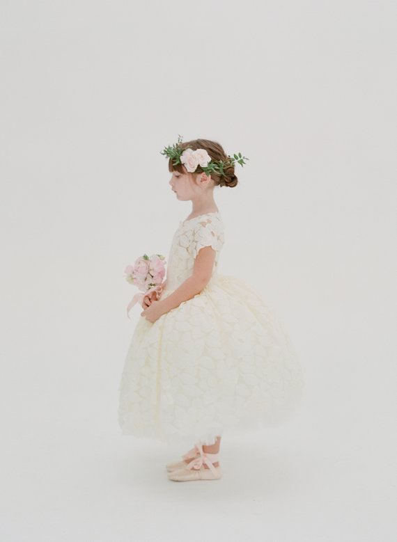 Doloris Petunia Flower Girl Dress