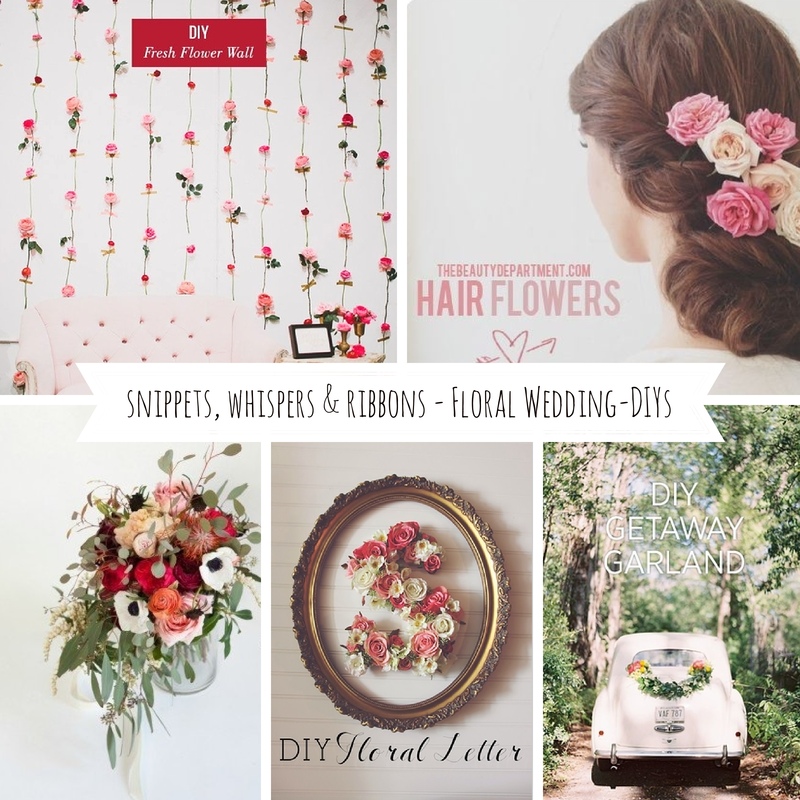 Snippets, Whispers & Ribbons - DIY Wedding Flowers