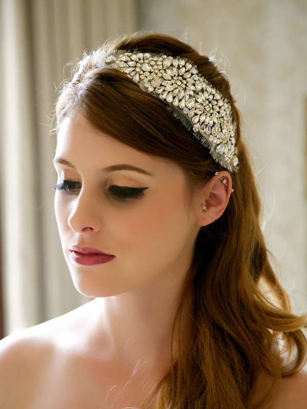 Glamorous Bridal Headpieces from Gilded Shadows - Crystal Headpiece