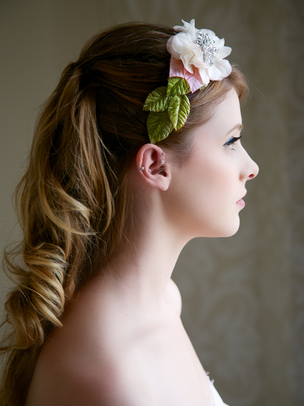 Glamorous Bridal Headpieces from Gilded Shadows - Flower Crown
