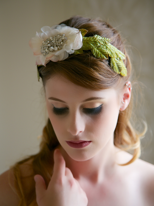 Glamorous Bridal Headpieces from Gilded Shadows - Flower Crown