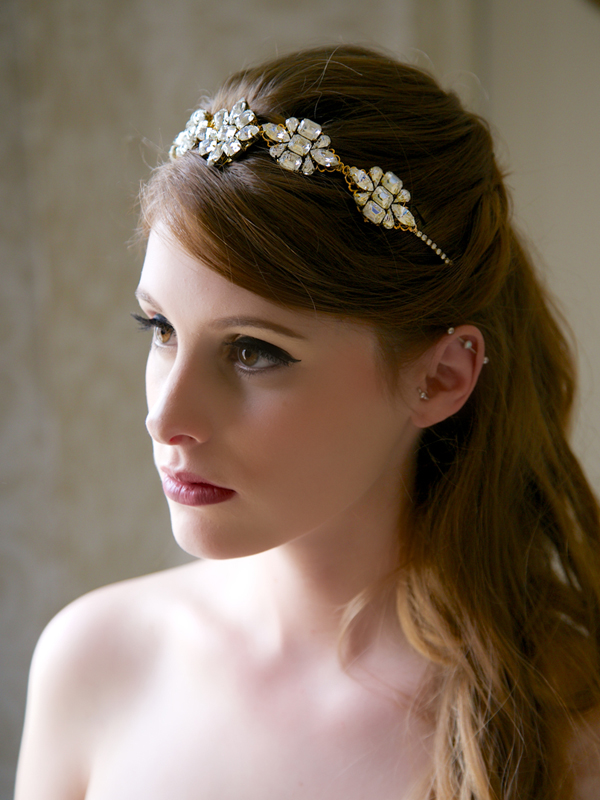 Glamorous Bridal Headpieces from Gilded Shadows - Crystal Crown