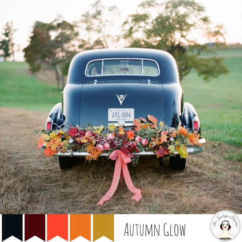 5 Vintage Wedding Colour Palettes Perfect for Autumn - Autumn Glow