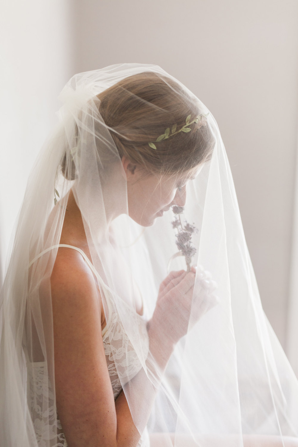 Mignonne Handmade's 2014 Bridal Accessories - Double Layer Tulle Veil