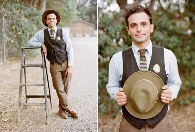10 Ways to Style Your Groom Vintage - Hats