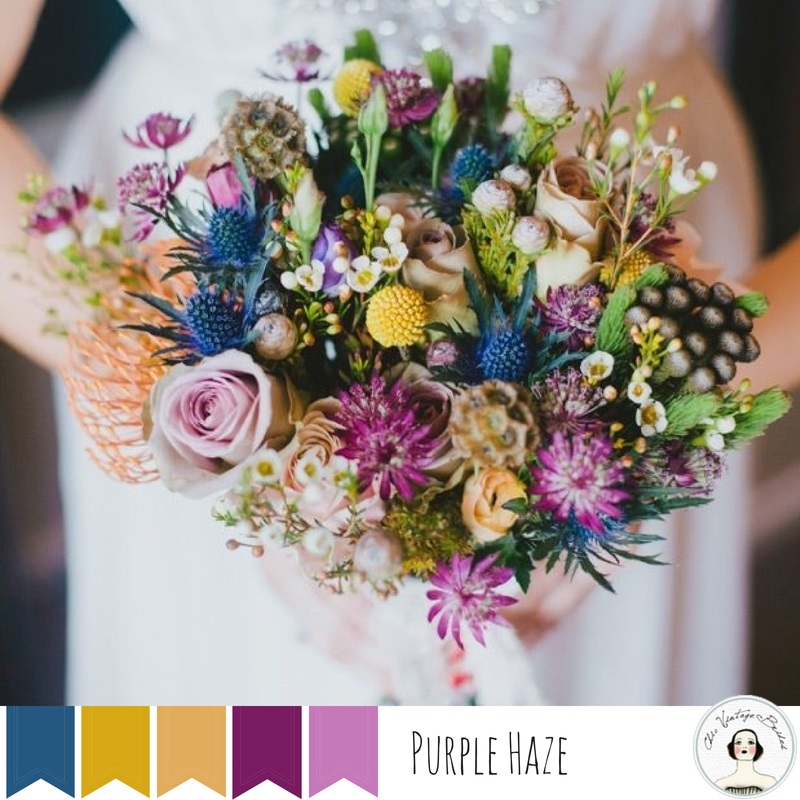 5 Vintage Wedding Colour Palettes Perfect for Autumn - Purple Haze
