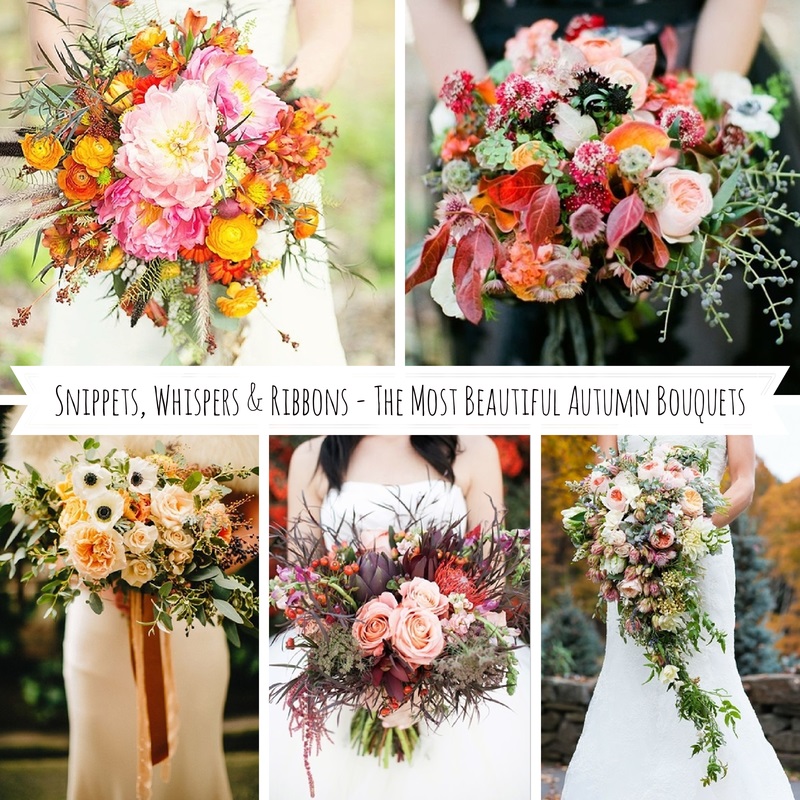 Snippets, Whispers & Ribbons - The Most Beautiful Autumn Bouquets