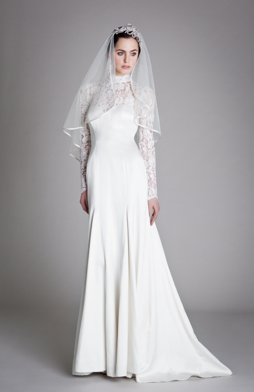Victorian Inspired Vintage Wedding Dress 