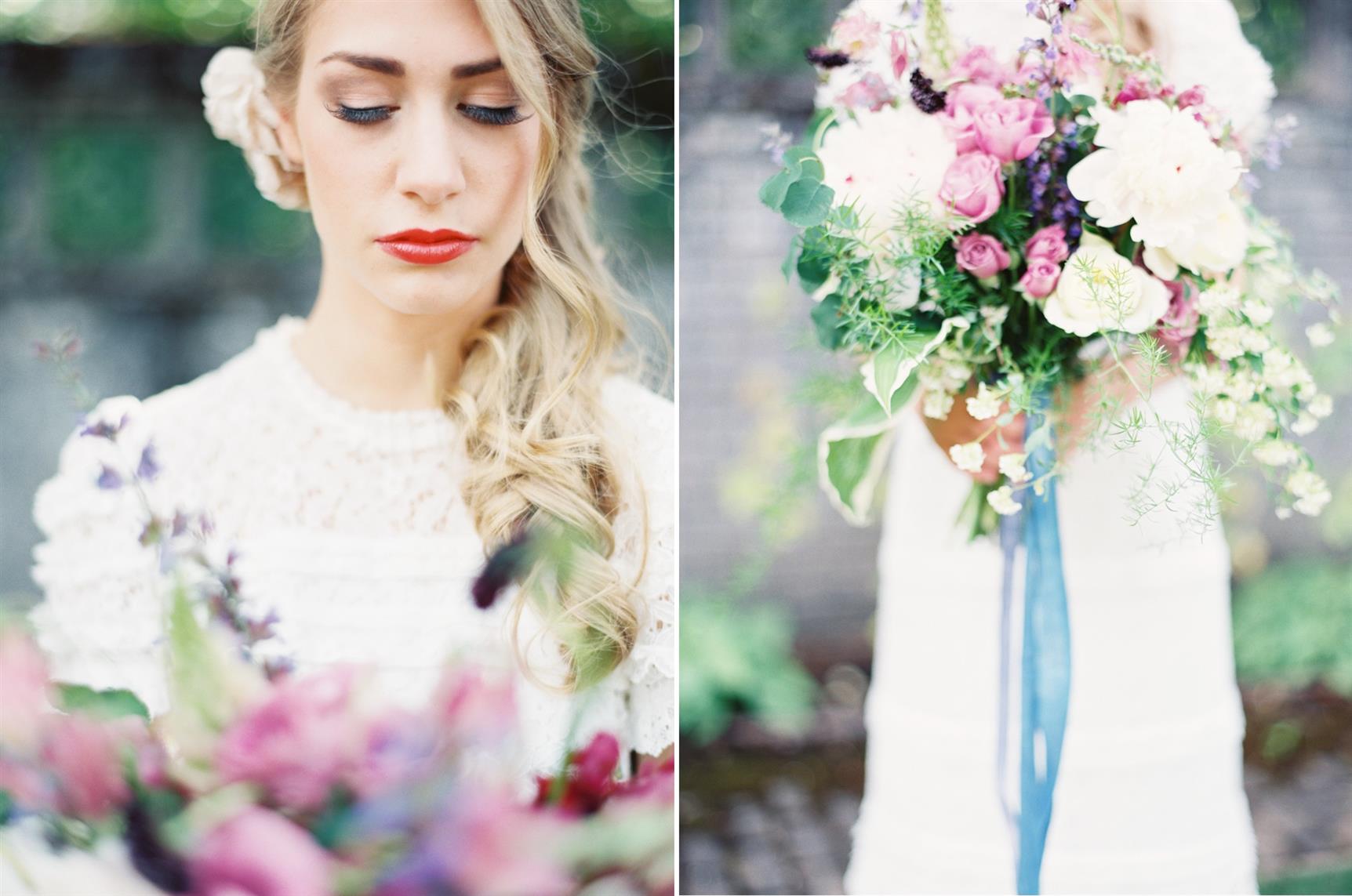 Bridal Bouquet - "The Secret Garden" A Romantic Garden Wedding Inspiration Shoot