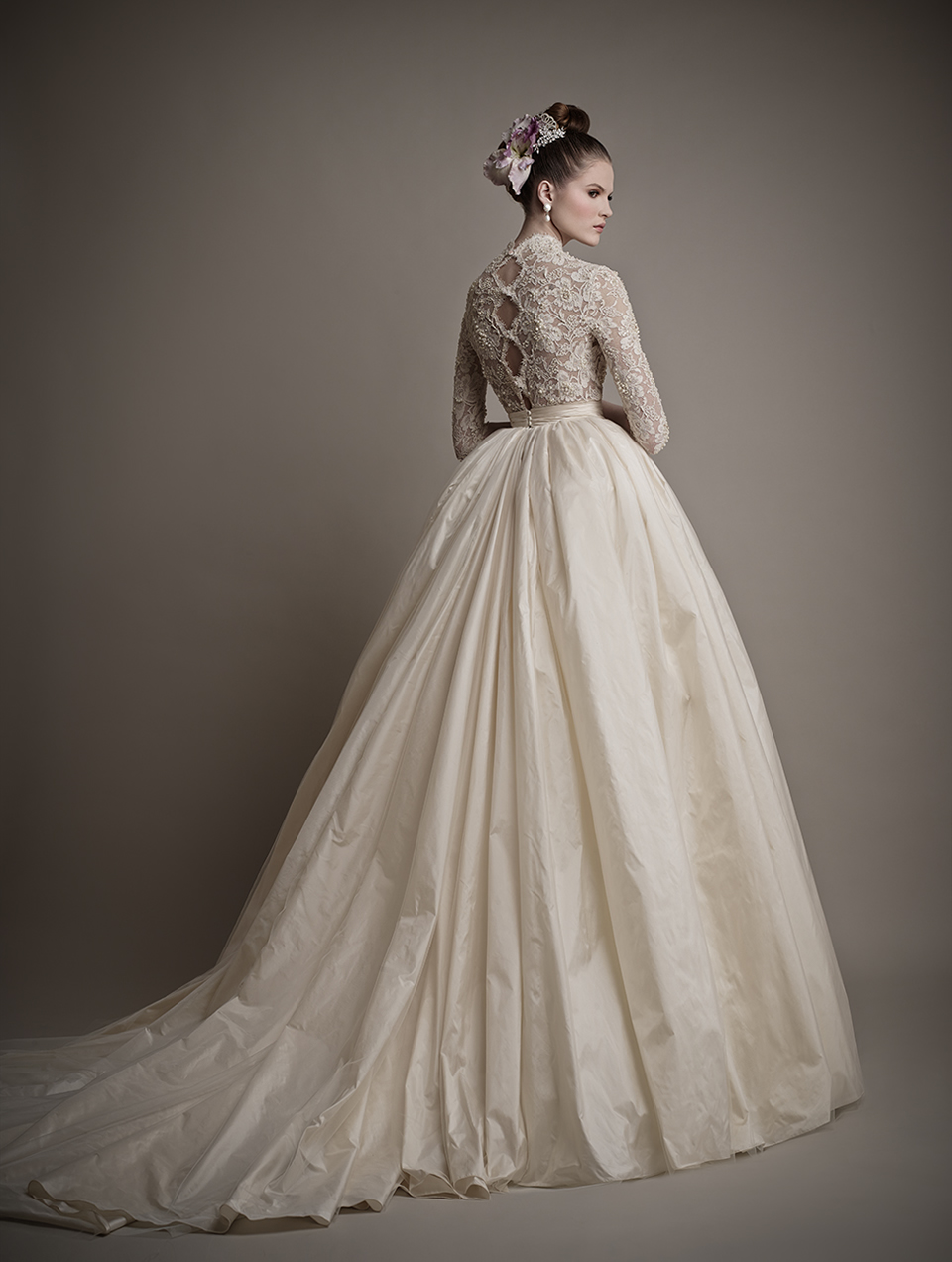 Grace Kelly Inspired Wedding Dress from Ersa Atelier - Charlotte