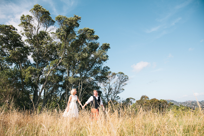 A Short Wedding Dress for a Fabulously Relaxed, 1950s Inspired Wedding from Emily Raftery Photography - An NZ Summer Wedding