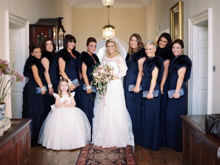 5 Colours Perfect for Autumn Bridesmaids - Midnight Blue