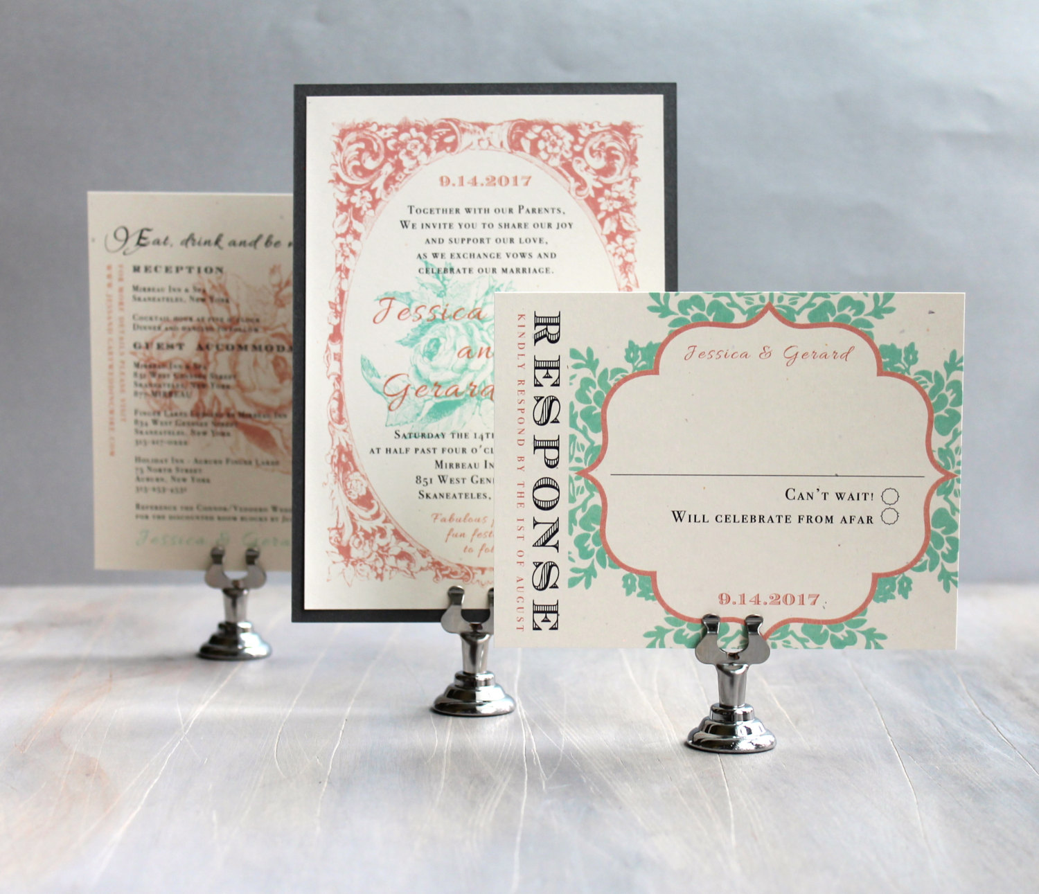 Vintage Lace Wedding Stationery from Beacon Lane