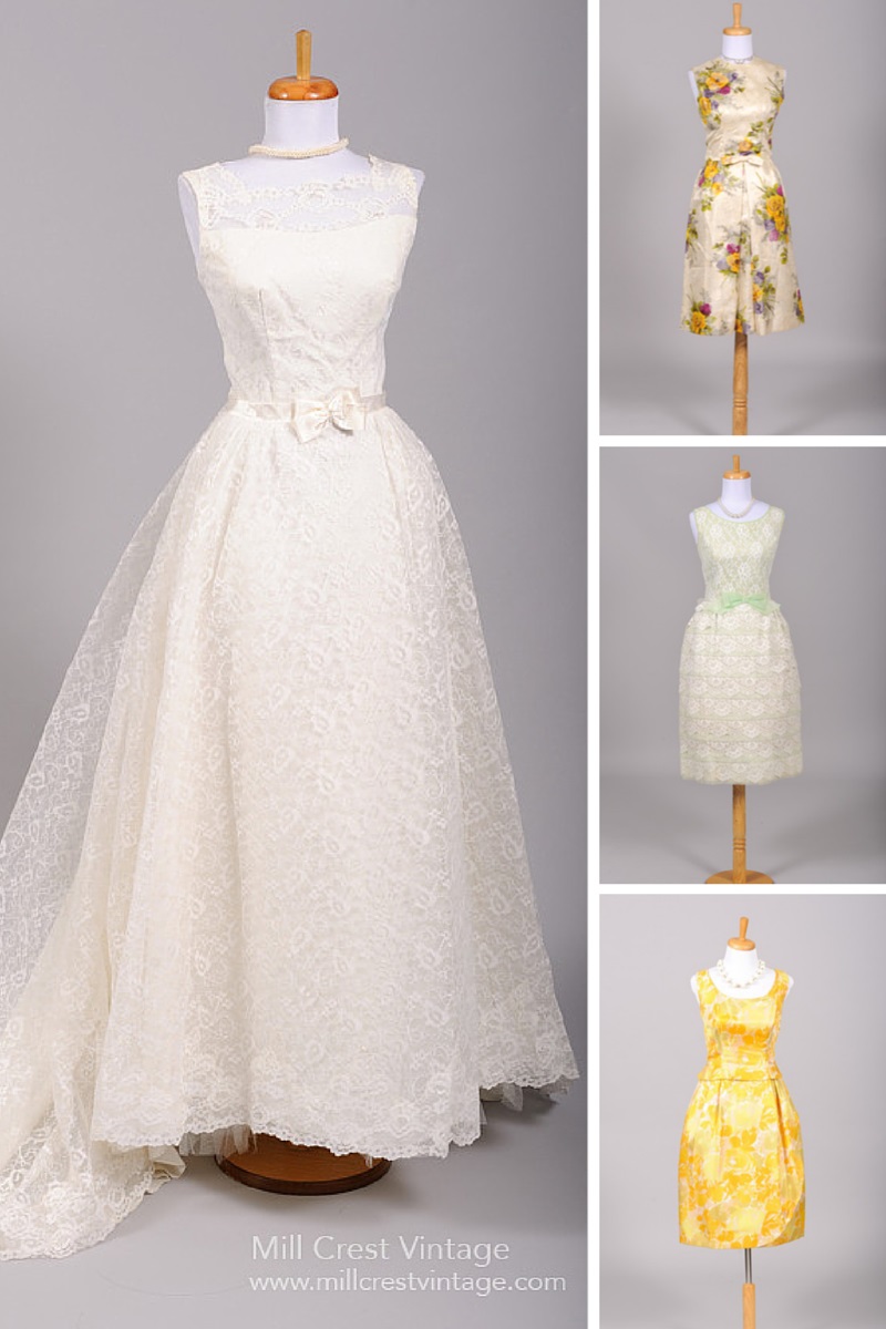 1960s Wedding Inspiration - Vintage Wedding & Bridesmaids Dresses