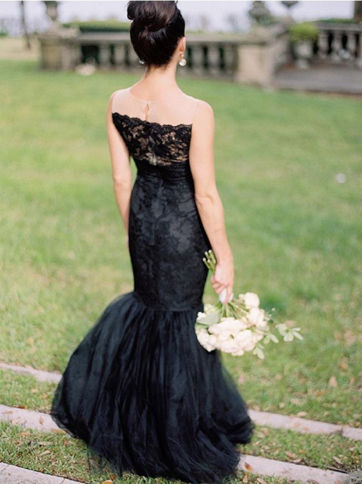 20 Beautiful (and bold!) Black Wedding Dresses Chic