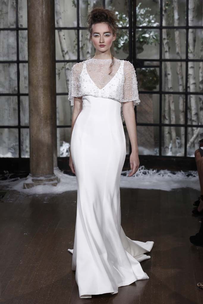 Bridal Cape from Ines Di Santo Fall 2015 Bridal Collection