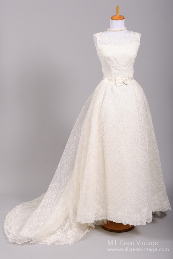 1960s Lace Vintage Wedding Dress