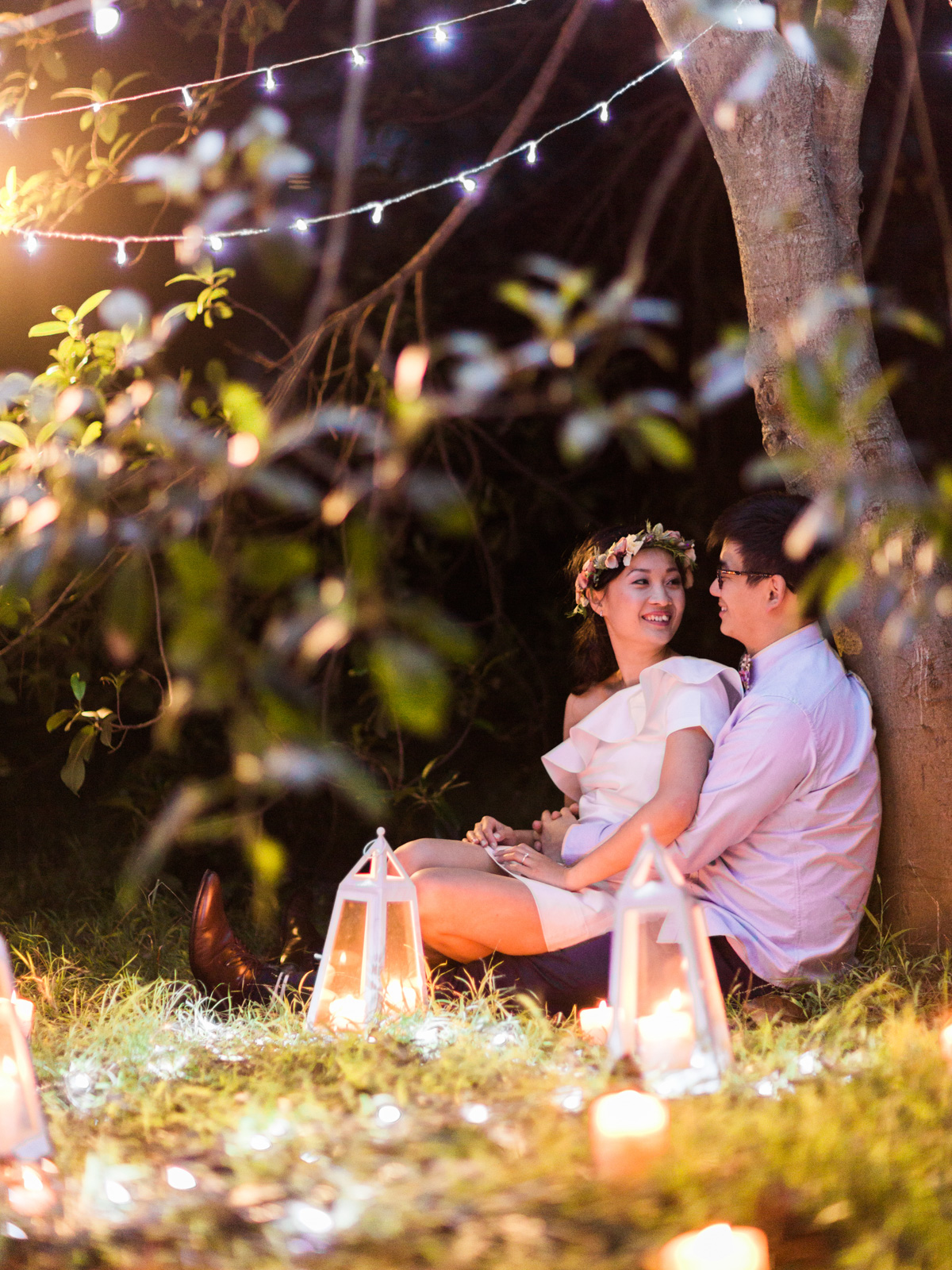 Gorgeous Night Time Engagement Session by We Are Origami Photography