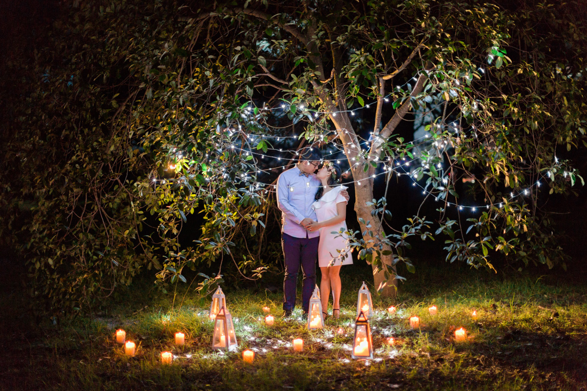 Gorgeous Night time Engagement Session by We Are Origami Photography
