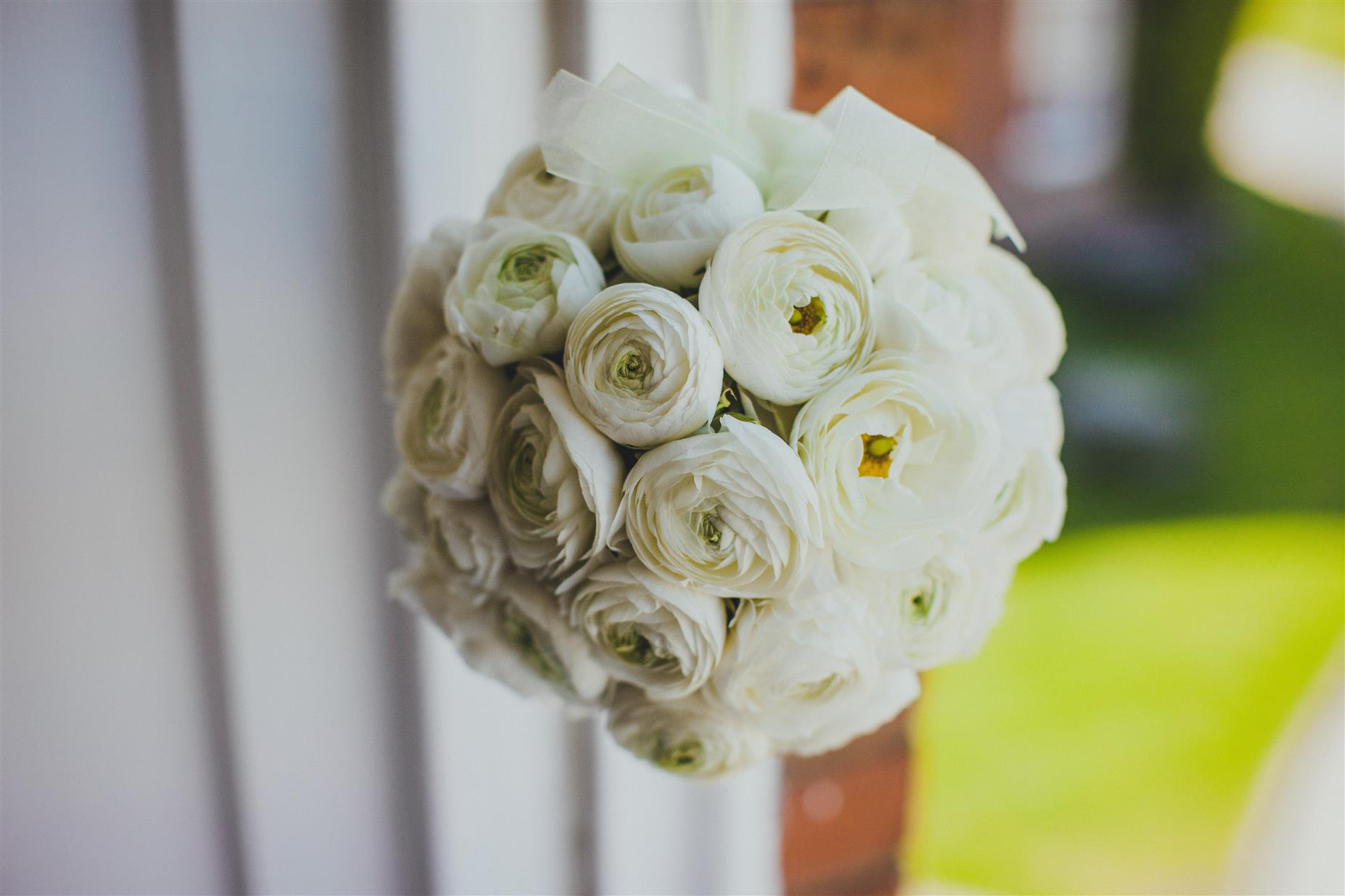 Bridesmaid Pomander Bouquet - A Spring 1960s Inspired Wedding