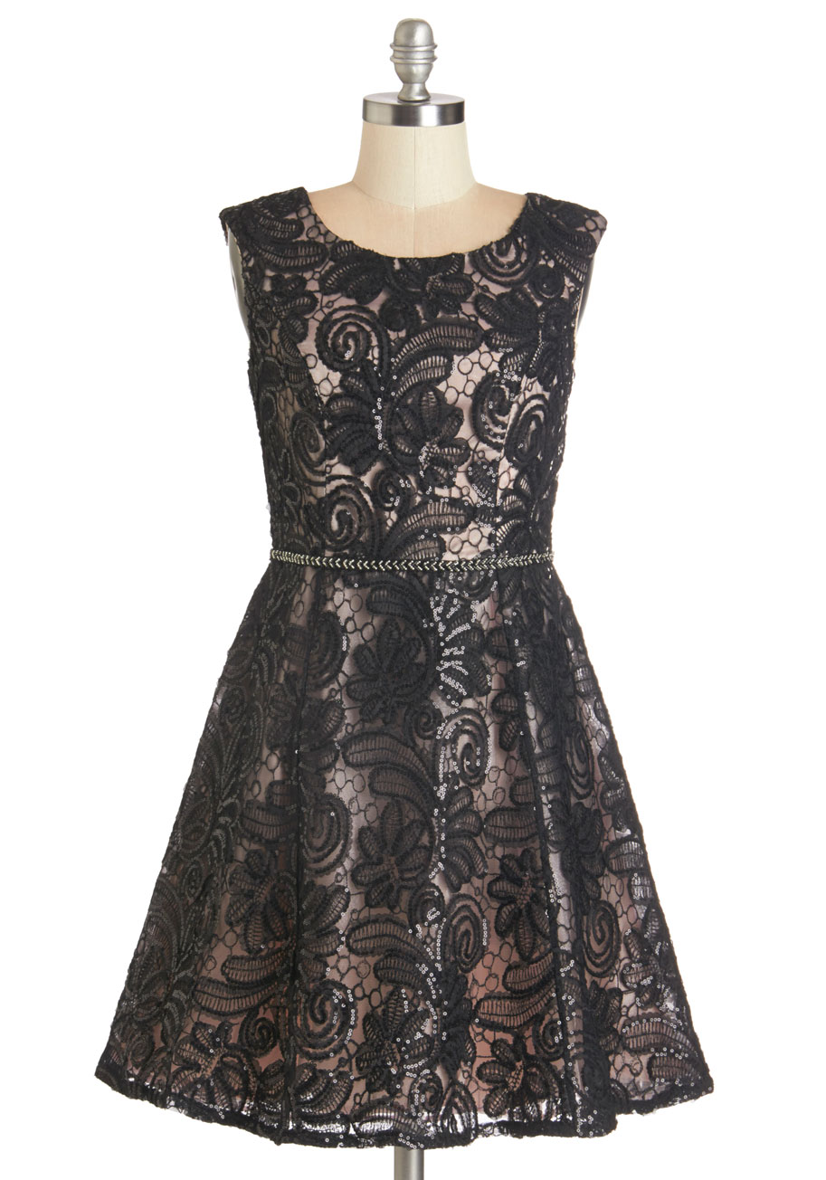 Short Black Lace Bridesmaid Dress