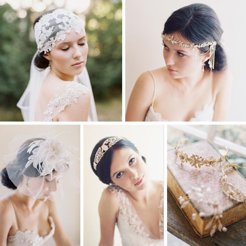 English Rose Collection Enchanting Bridal Accessories from Erica Elizabeth Designs