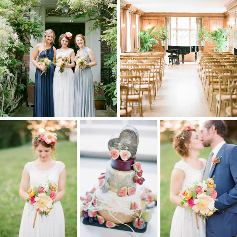 A 1940s Wedding Dress for a Sweet Early Summer Wedding from Taylor & Porter Photography