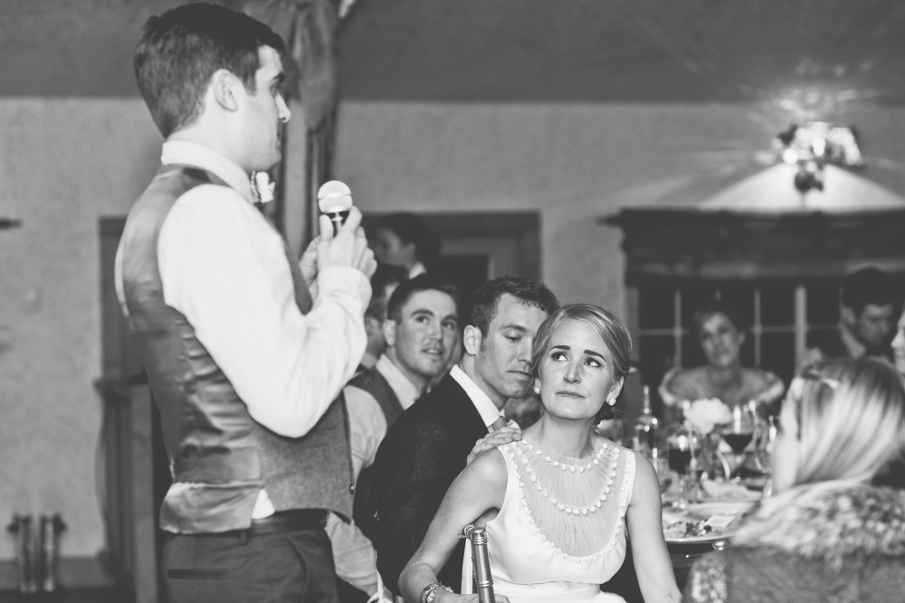 Winter Wedding Reception - A Vintage Fur Cape for a Romantic Snowy Winter Wedding