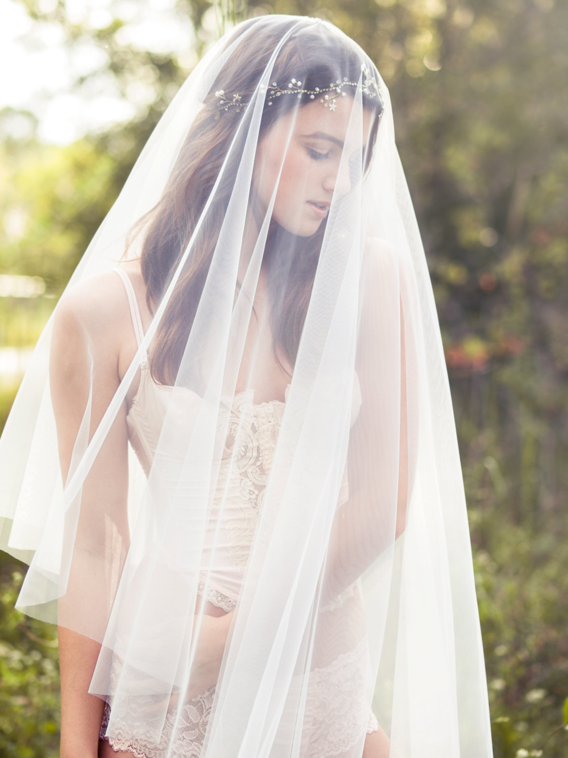 Bridal Blusher Veil from Elibre Handmade