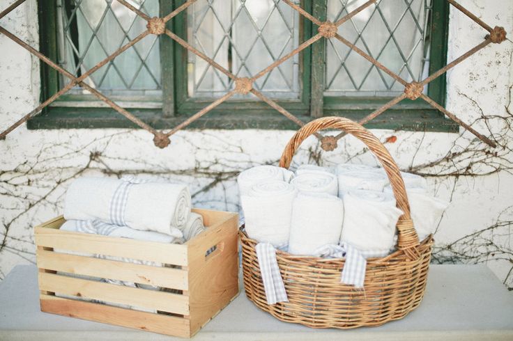 Blankets for Cosy Wedding Guests