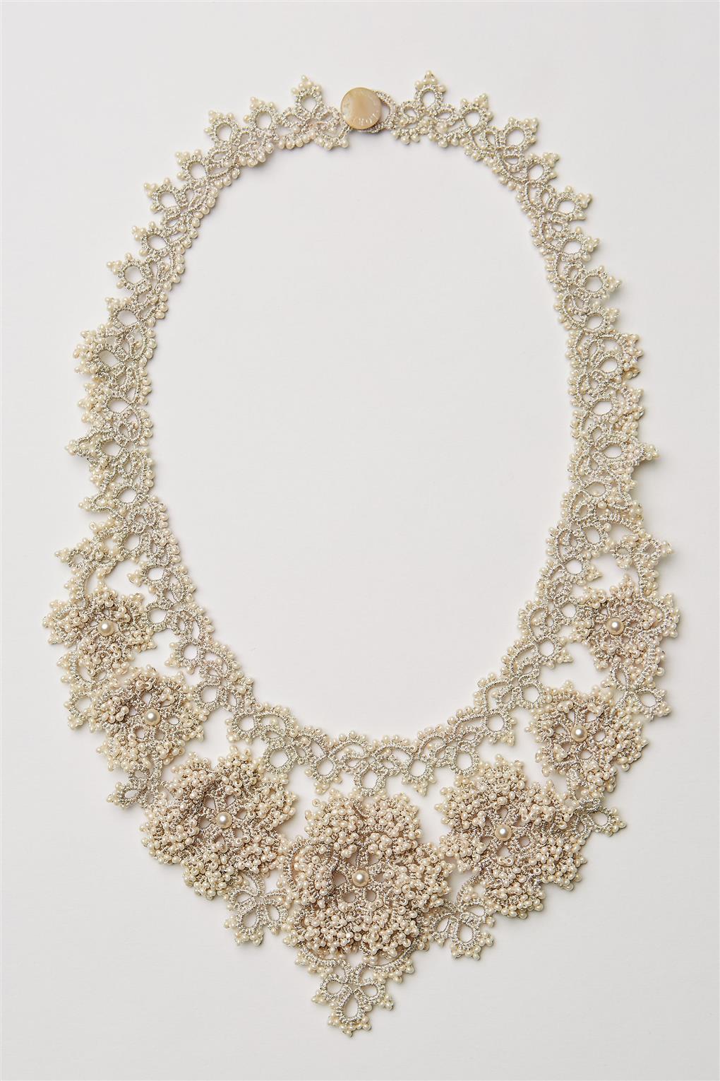 Crochet Necklace from BHLDNs Spring 2015 Collection