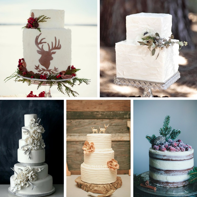 5 Wonderful Winter Wedding Cakes