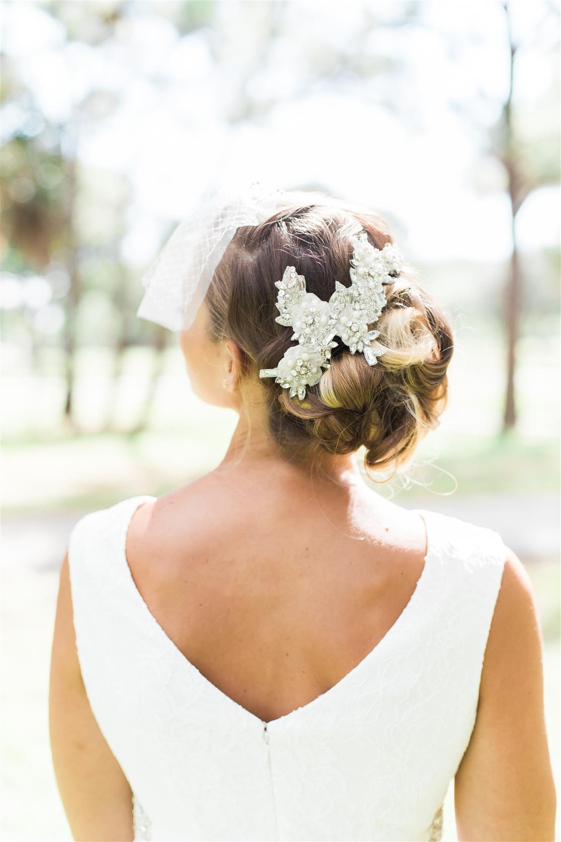 Lou Bridal Hair Accessory from Nestina Accessories 2015 Collection