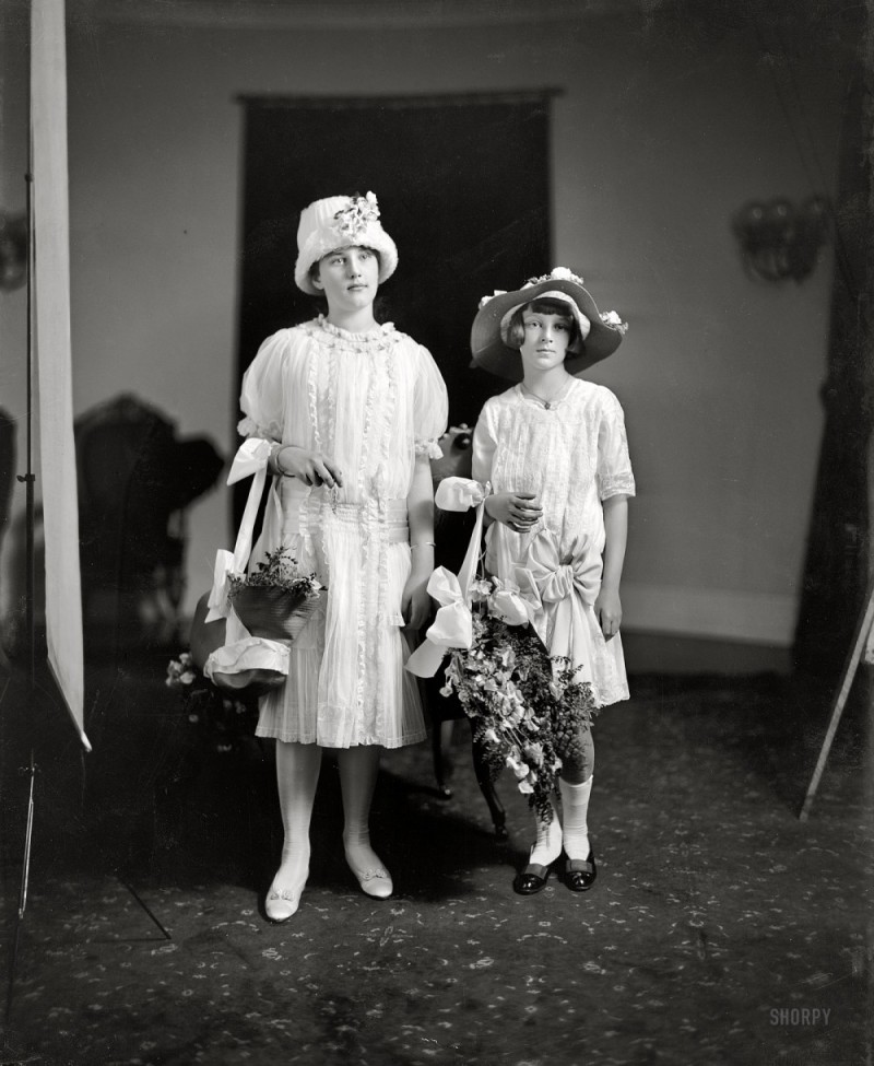 Chic Vintage Edwardian Bride - Eleanor Wilson's Flower girls