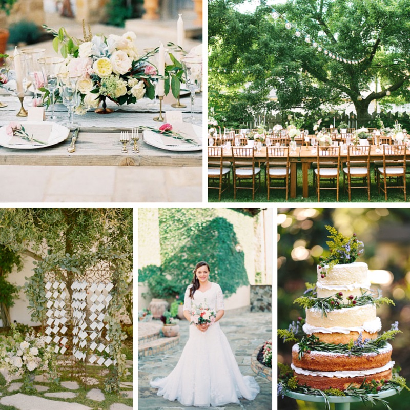 Snippets, Whispers & Ribbons - Gorgeous Garden Wedding Inspiration