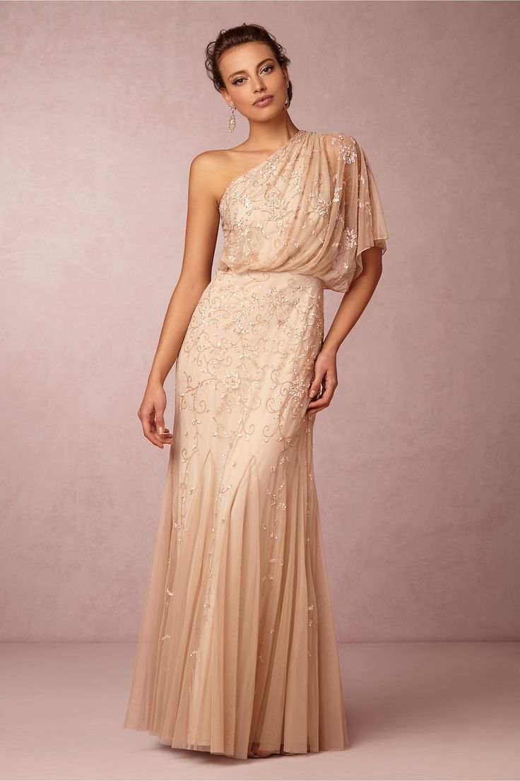 Raquel Blush Bridesmaid Dress from BHLDNs Spring 2015 Collection