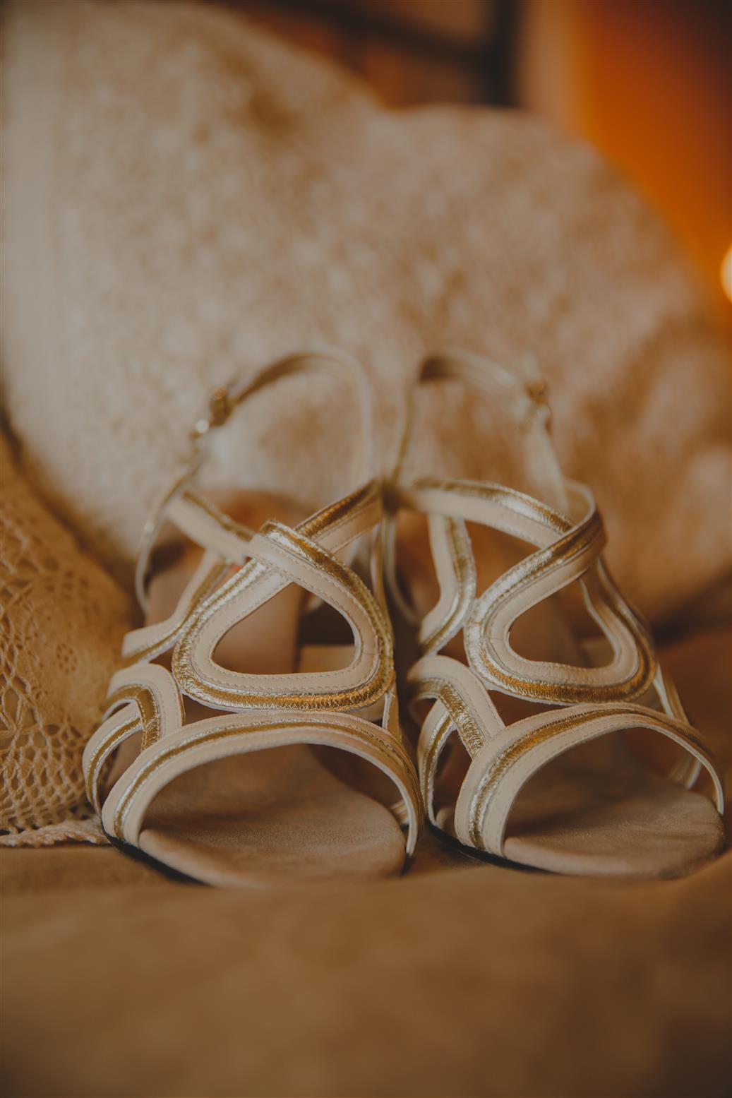 Bridal Shoes - An Elegant Spring Vintage Wedding